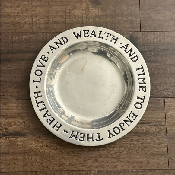 American Inspirations by Wilton Armetale Other - Wilton Armetale American Inspirations Engraved 9.25” Plate